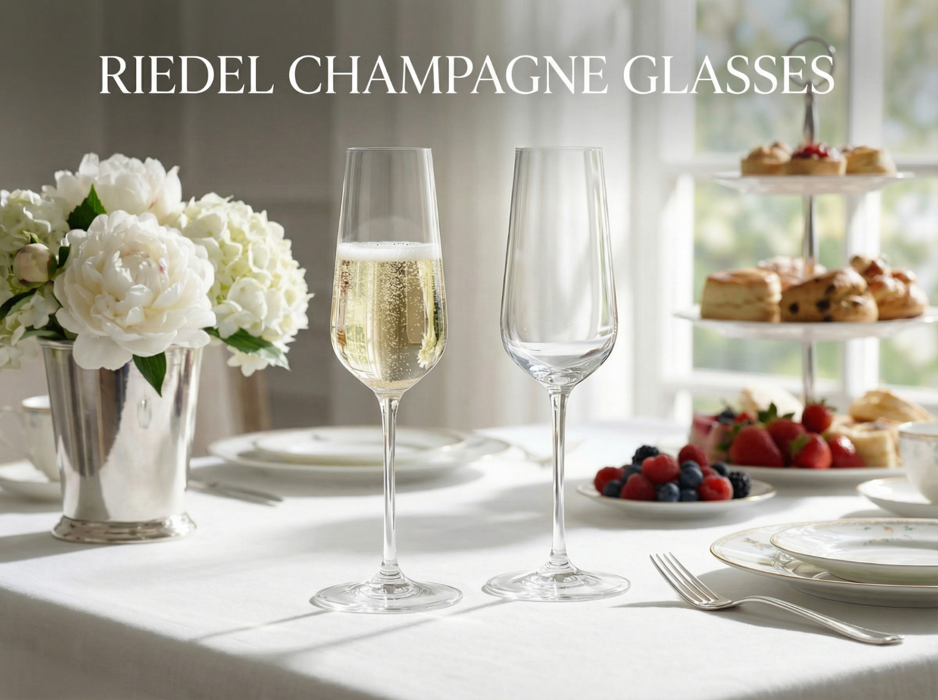 Riedel Champagne Wine Glass - Best for Champagne, Vintage Sparkling Riedel Champagne - Premium crystal wine glass for Champagne, Vintage Sparkling. Egg-shaped, not a flute. Allows complex notes to develop.
