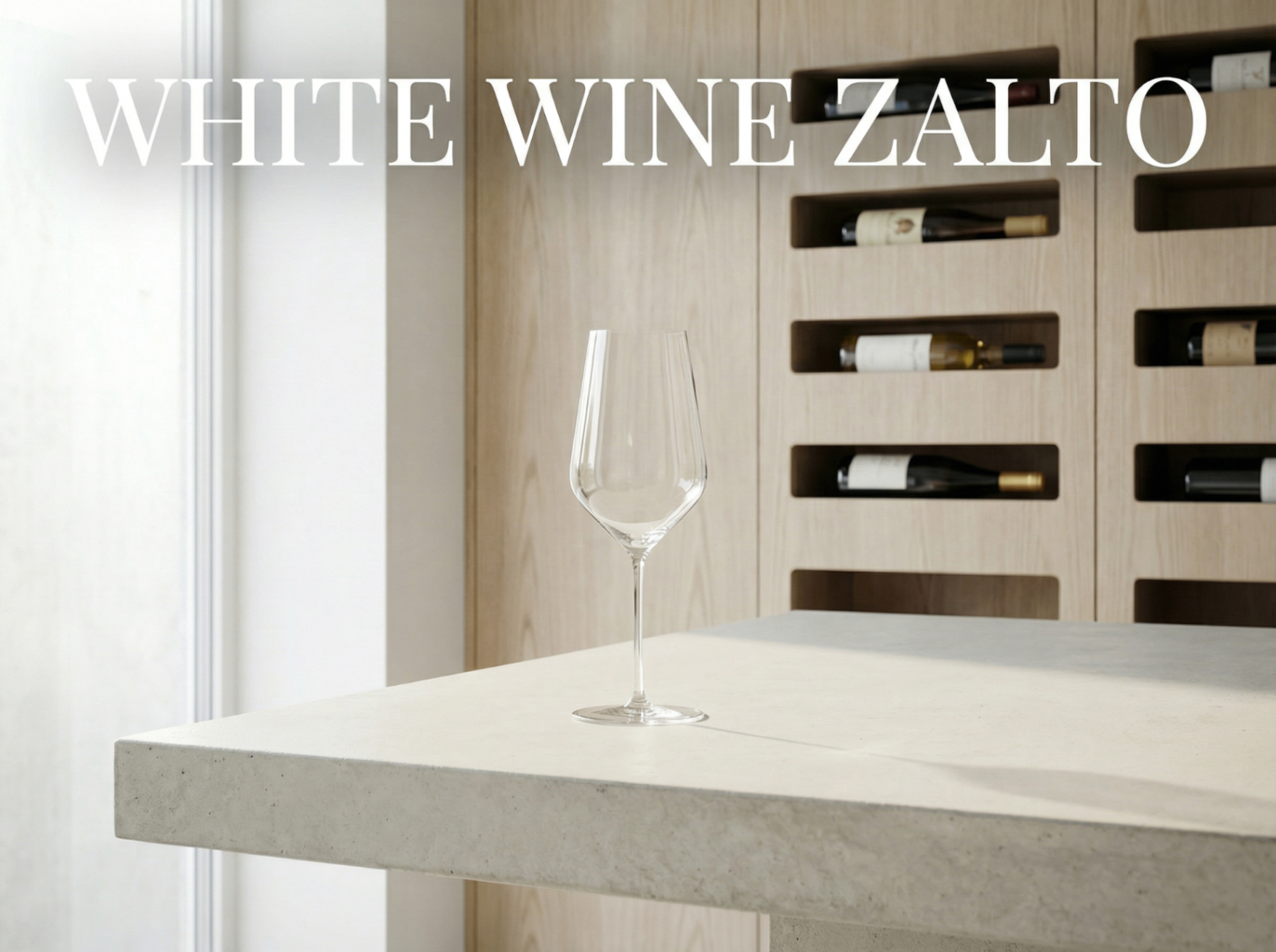 Zalto White Wine Wine Glass - Best for Chardonnay, Riesling Zalto White Wine - Premium crystal wine glass for Chardonnay, Riesling. Tapered bowl to preserve freshness and acidity.